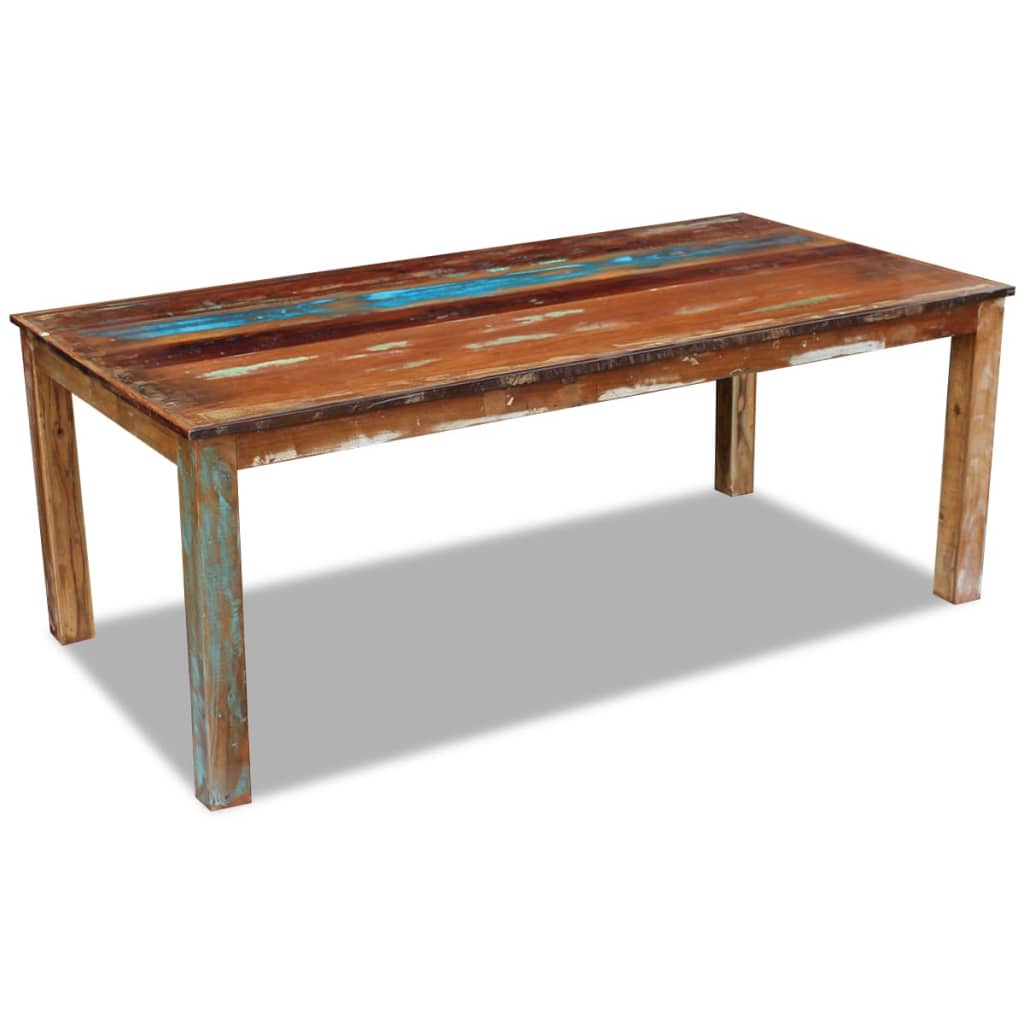 VidaXL - vidaXL Eettafel massief gerecycled hout 200x100x76 cm