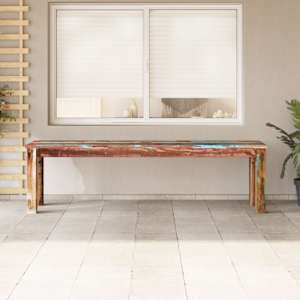 vidaXL Πάγκος 160 x 35 x 46 εκ. από Μασίφ Ανακυκλωμένο Ξύλο
