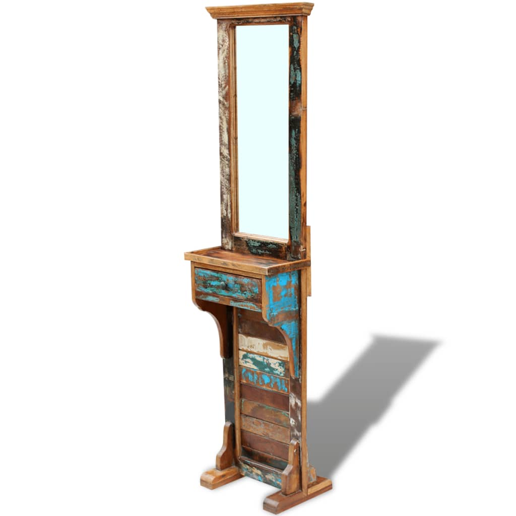 

vidaXL Halspiegel 47x23x180 cm massief gerecycled hout