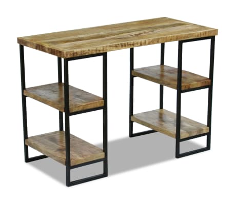 vidaXL Escritorio de oficina madera de mango 110x50x76 cm | vidaXL.es