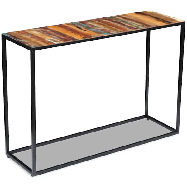 vidaXL konsoollaud taastatud puidust 110 x 35 x 76 cm
