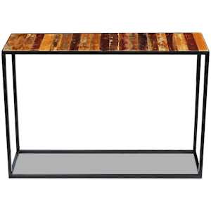 Konzolový stolek masivní recyklované dřevo 110 x 35 x 76 cm - obrázek 6