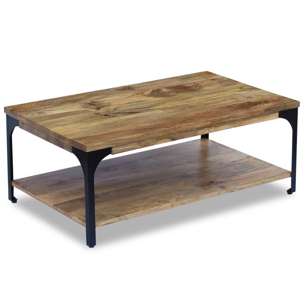 Image of vidaXL Coffee Table Mango Wood 100x60x38 cm