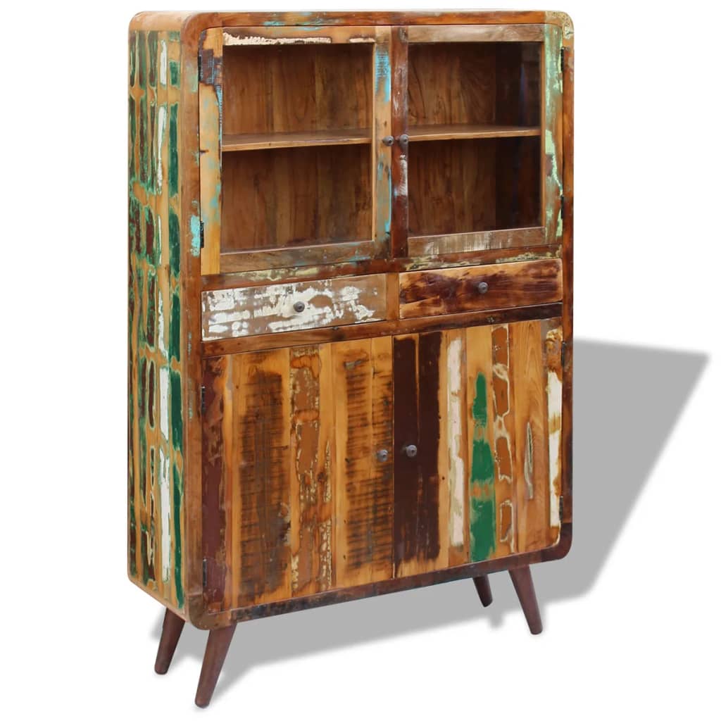 

vidaXL Dressoir 120x38x180 cm massief gerecycled hout