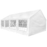vidaXL Partytält vit 8x4 m