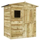 vidaXLi aiamaja/kuur immutatud männipuust 1,5 x 2 m