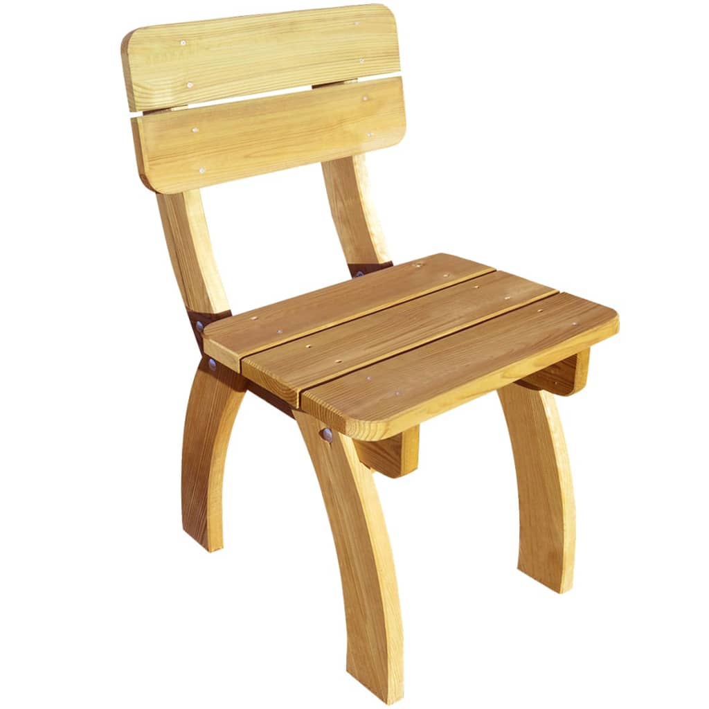 Zahradní židle 2 ks impregnované borové dřevo