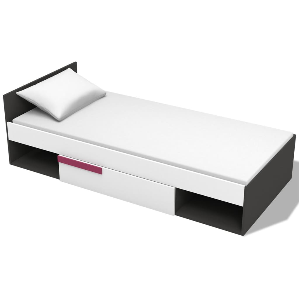 vidaXL Seven Piece Kids' Bedroom Furniture Set Pink