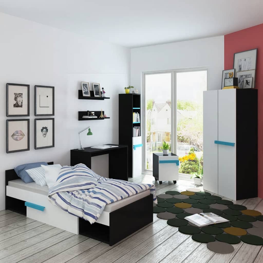 Siebenteiliges Kinderschlafzimmer-Set Blau kaufen