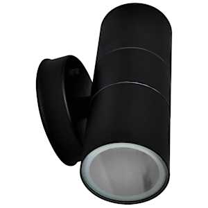 vidaXL 2 db fel/lefel&eacute; vil&aacute;g&iacute;t&oacute; rozsdamentes ac&eacute;l k&uuml;lt&eacute;ri falil&aacute;mpa