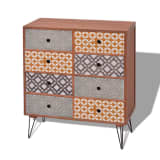 vidaXL Sideboard 8 Drawers Brown