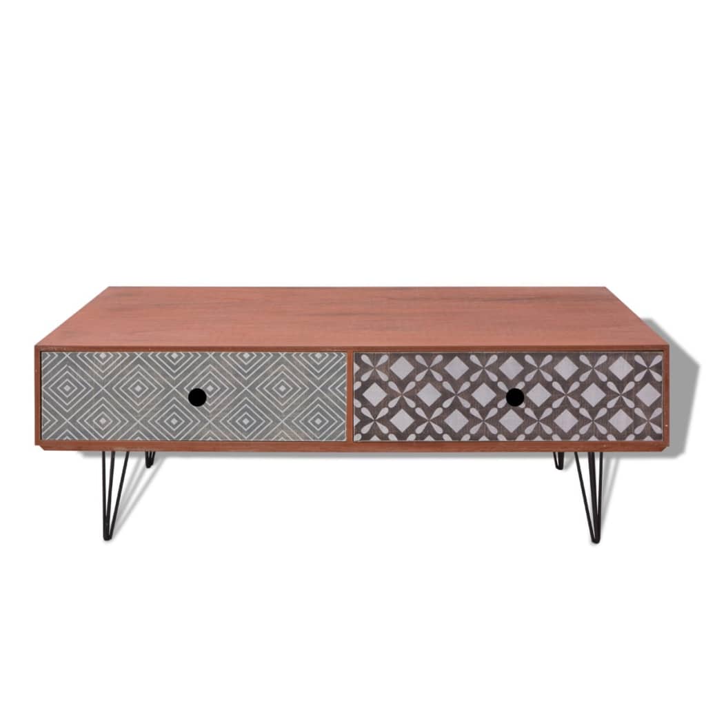 vidaXL Coffee Table 100x60x35 cm Brown