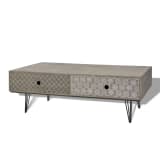 vidaXL Coffee Table 39.4"x23.6"x13.8" Gray