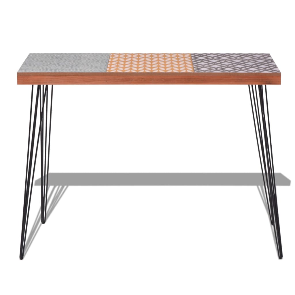 

vidaXL Wandtafel 90x30x71,5 cm bruin