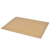 vidaXL Stoelmat/vloerbeschermende mat bamboe naturel 110x130 cm