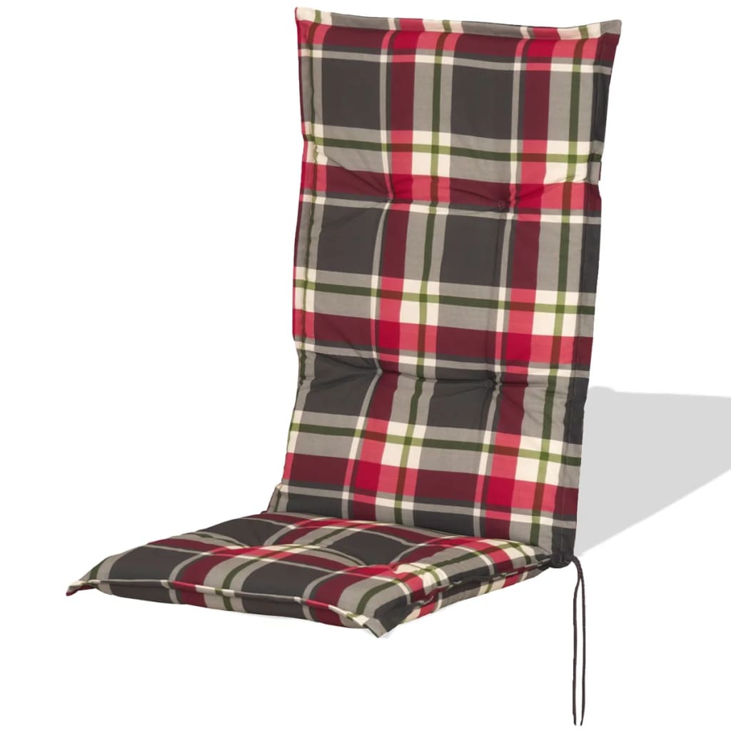 

vidaXL Tuinkussens 6 st 117x49 cm rood en groen