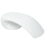 vidaXL Table basse Fibre de verre Blanc brillant