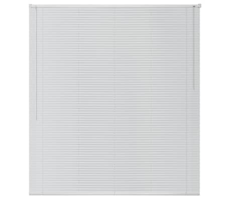 vidaXL Jaluzele de fereastră, aluminiu, 100 x 160 cm, alb