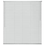 vidaXL Fensterjalousien Aluminium 120x160 cm Silber