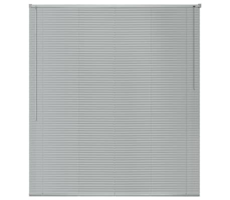 vidaXL Fensterjalousien Aluminium 60x220 cm Silber