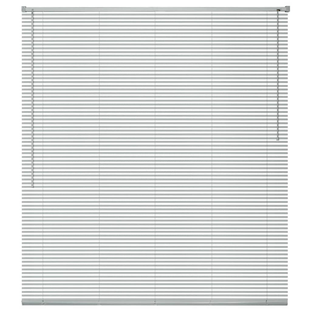 vidaXL Jaluzele de fereastră din aluminiu 80 x 220 cm, argintiu vidaXL