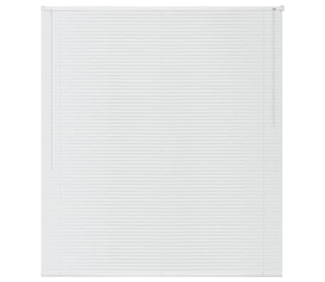 vidaXL Žaluzije za Okna PVC 140x160 cm Bele Barve
