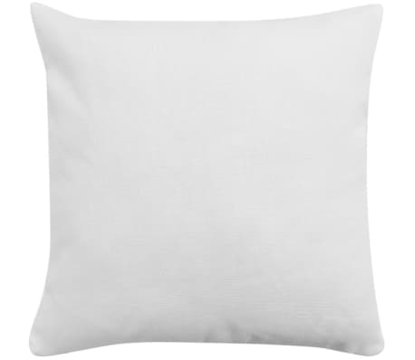 vidaXL Cushion Covers 4 pcs Linen-look White 50x50 cm