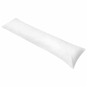 Polštář pro tělo pro spaní na boku 40x145 cm bílý