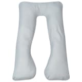 vidaXL Pregnancy Pillow 90x145 cm Grey