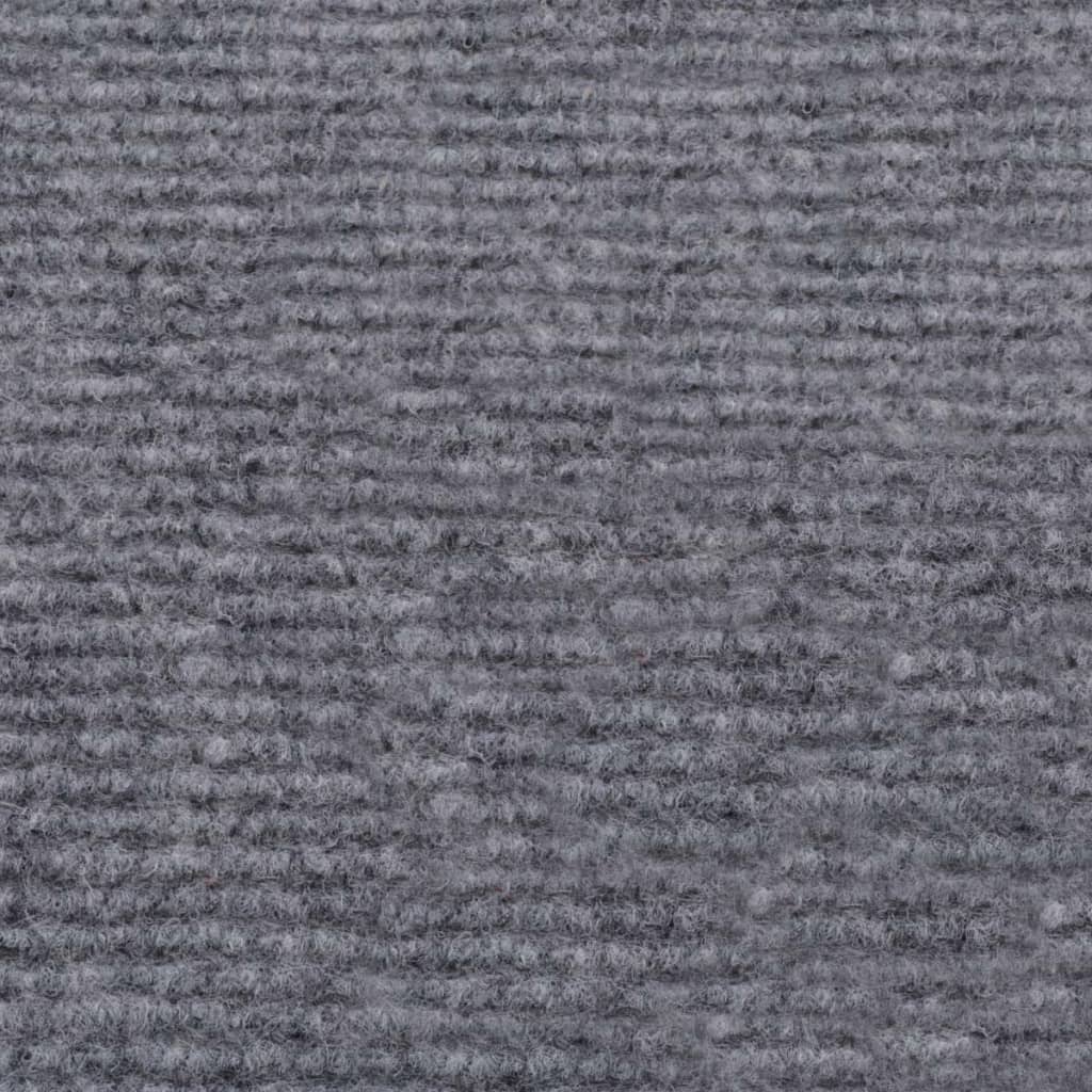vidaXL Exhibition Carpet Rib 78.7"x393.7" Gray 