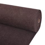 vidaXL Messeteppich mit Rippenstruktur 2x15 m Braun