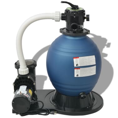 vidaxl filter sand pool gph hp pump inch