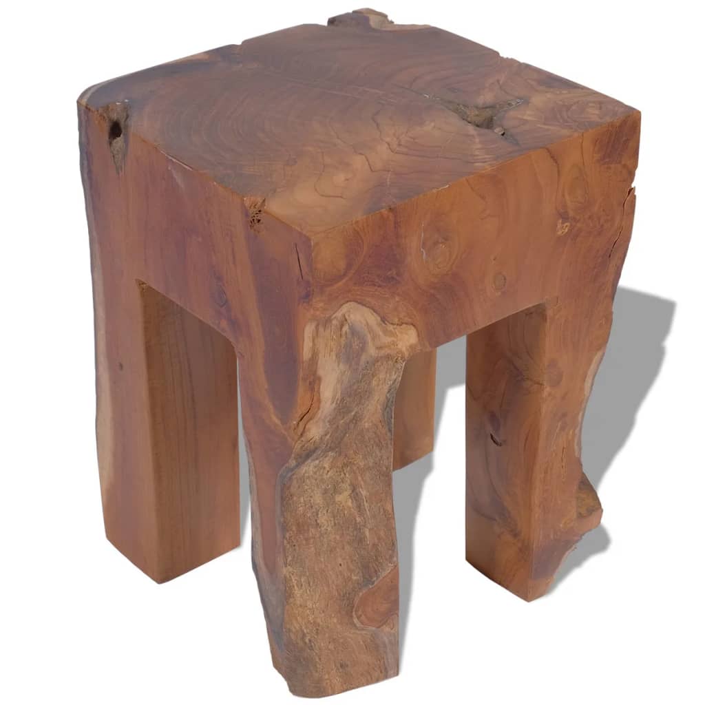 Stool Solid Teak Wood - MK Discount