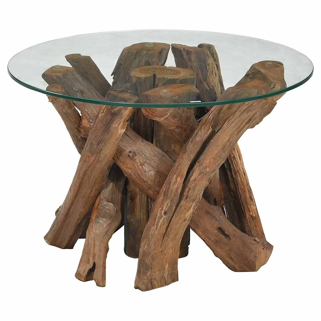 Thumbnail - vidaXL Couchtisch Massivholz Teak Treibholz 60 cm
