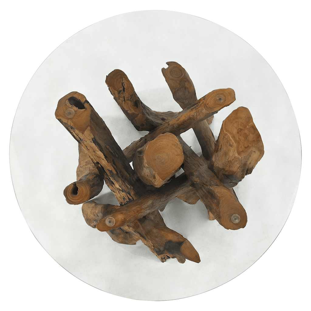 Thumbnail - vidaXL Couchtisch Massivholz Teak Treibholz 60 cm