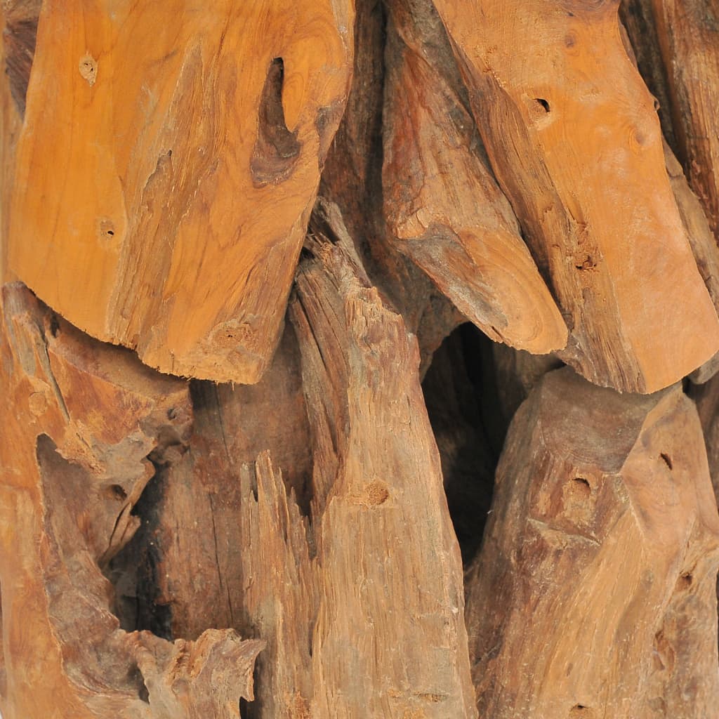 Kavos staliukas, tikmedžio medienos masyvas, 60 cm | Stepinfit.lt