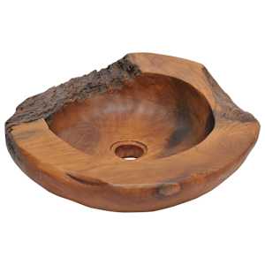 Umyvadlo masivní teak 45 cm - obrázek 2