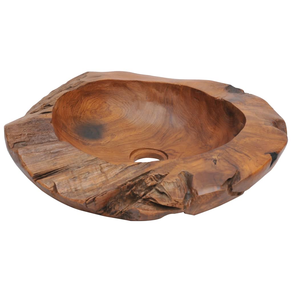 VidaXL - vidaXL Wasbak massief teak 45 cm