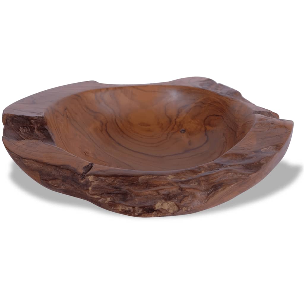 vidaXL Bowl Solid Teak 30 cm