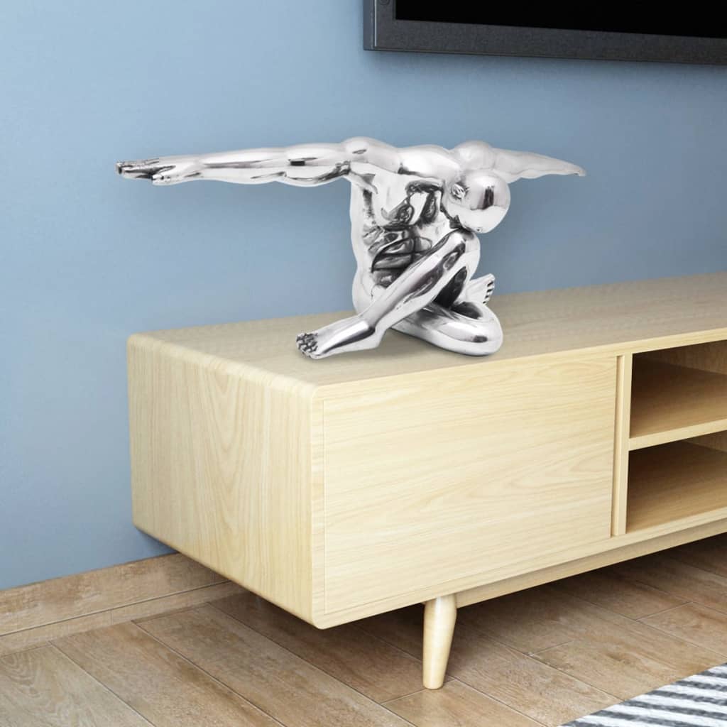 

vidaXL Denker decoratie zilverkleurig aluminium