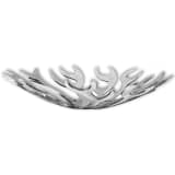 vidaXL Fruit Basket Flame Shape Aluminum Silver