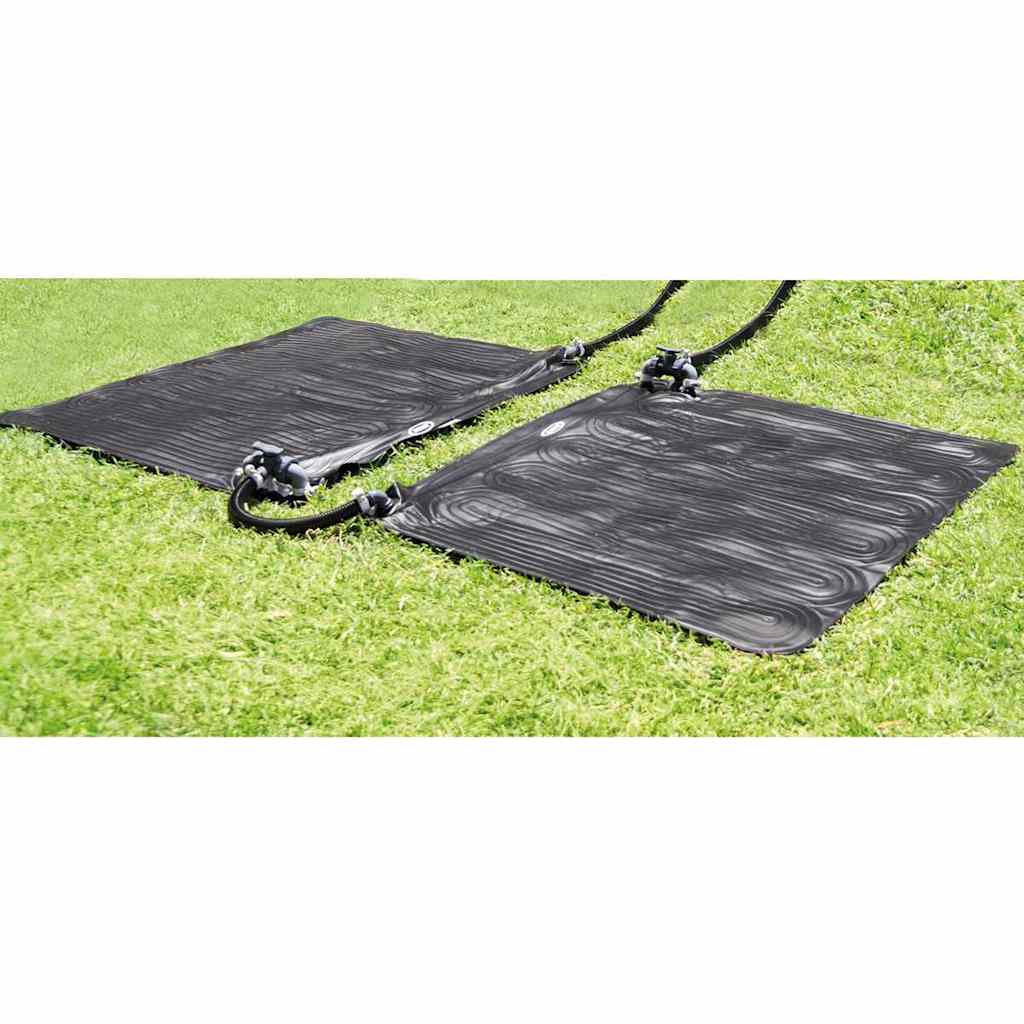 Intex Covor cu încălzire solară, 2 buc. negru, 1,2x1,2 m, PVC, 28685