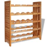 vidaXL Casier à bouteilles de vin Bois de noyer 64 x 25 x 76 cm