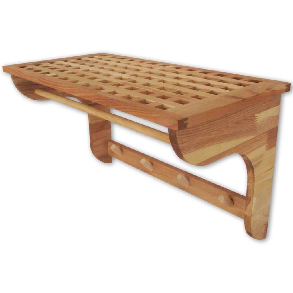 vidaXL Suport prosop, lemn masiv de nuc 59,4 x 30 x 34,5 cm poza vidaxl.ro
