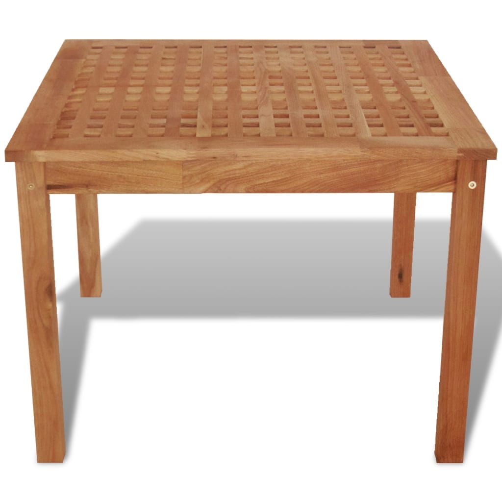 

vidaXL Bijzettafel massief walnoothout 60x60x45 cm