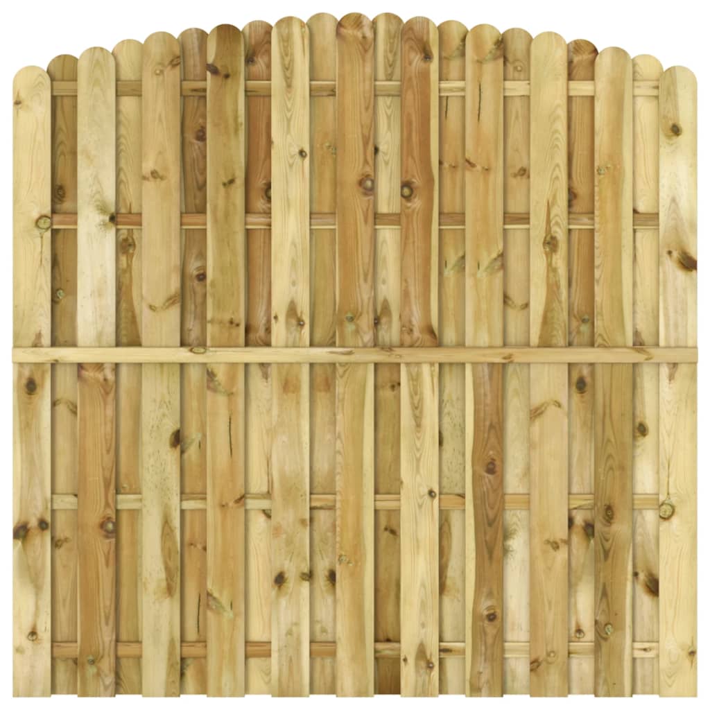 vidaXL Schuttingpaneel 180x(165-180) cm geïmpregneerd grenenhout