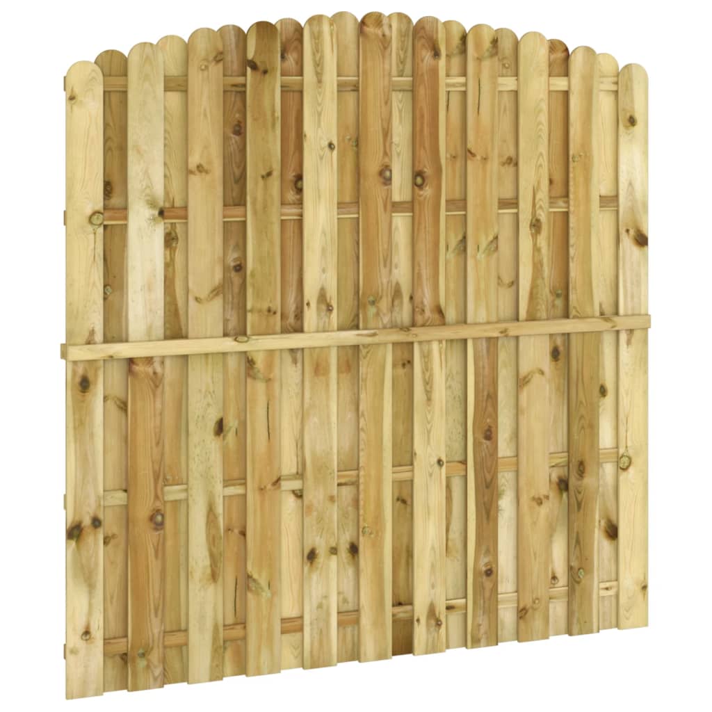 

vidaXL Schuttingpaneel 180x(165-180) cm geïmpregneerd grenenhout
