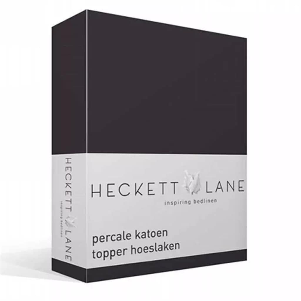 Afbeelding Hecket & Lane Heckett & Lane percale katoen topper hoeslaken door Vidaxl.nl