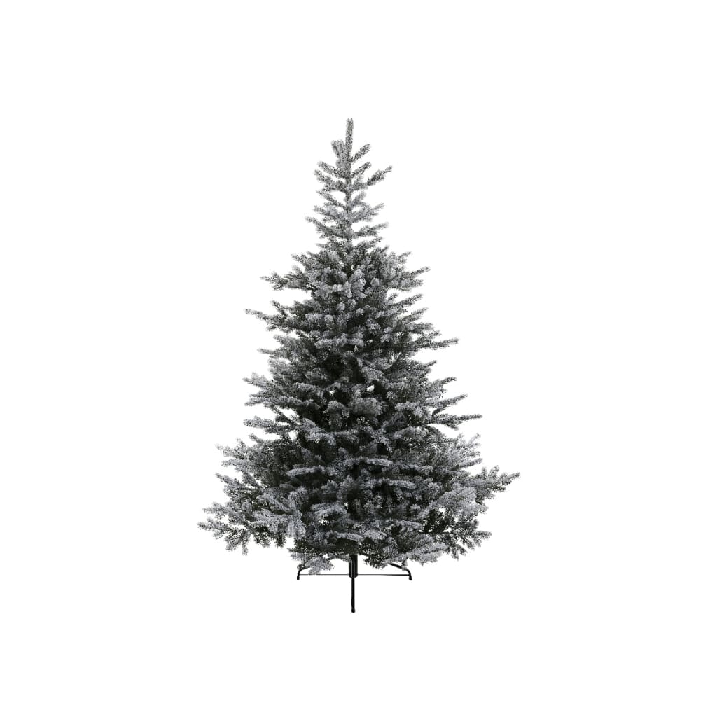 Afbeelding Everlands Kunstkerstboom snowy Grandis Fir hinged tree dia 132 cm door Vidaxl.nl