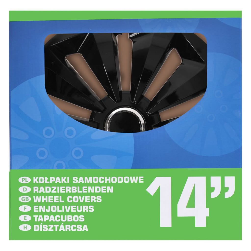 ProPlus Wieldoppen 4 st Fox 14" zwart afbeelding